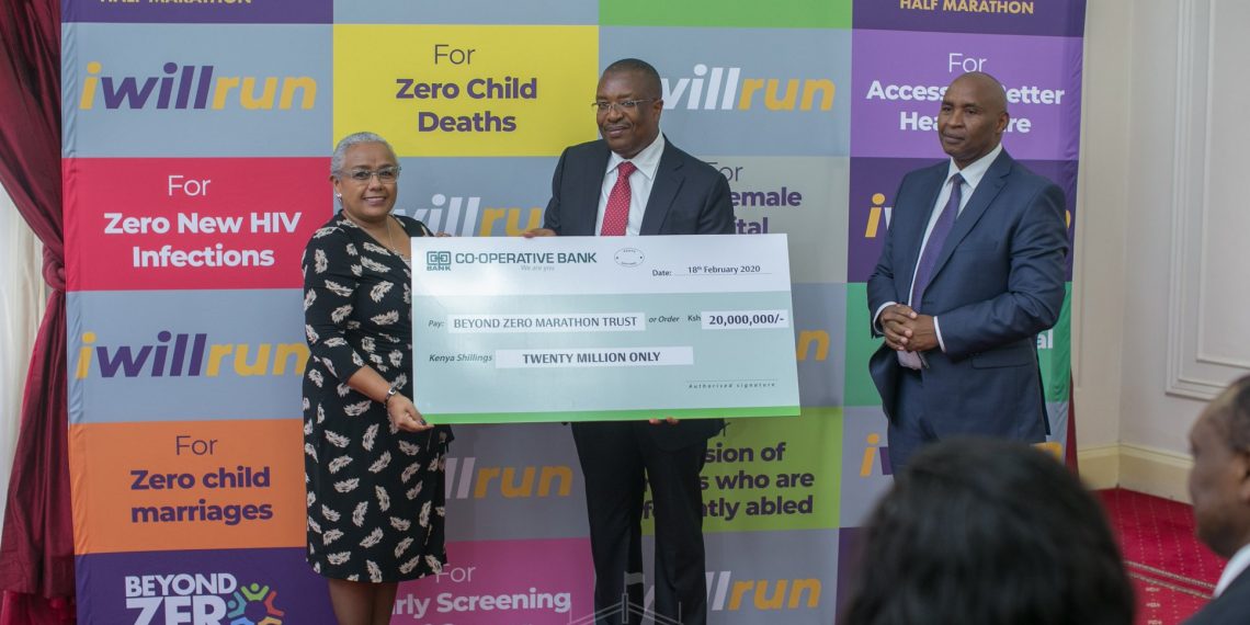 First Lady receives well-wisher donations for Beyond Zero ahead of marathon