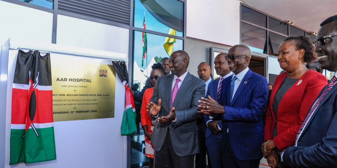 Ruto commissions Sh3.5 billion AAR hospital in Nairobi