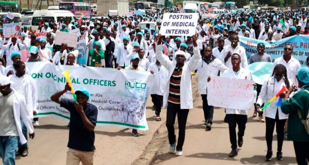Government directs medic interns to report to duty a midst protests